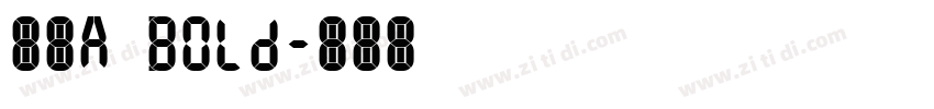朝华A Bold字体转换